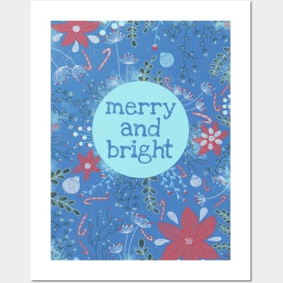 Merry and Bright Posters and Art